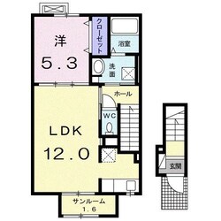 リブレ稲荷町の物件間取画像